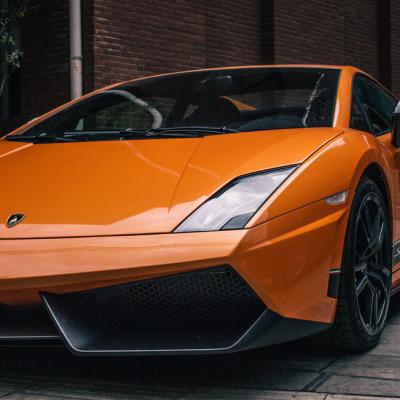 Orange Lamborghini